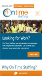Mobile Screenshot of ontimestaffing.com